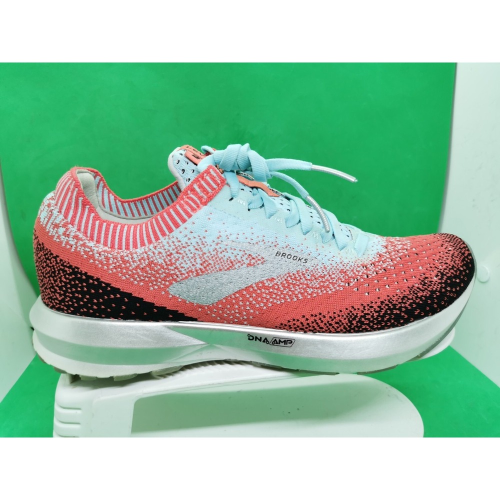 Brooks Levitate 2 1202791B872 Coral Blue Black Running Shoes Women's Size 9 M - Picture 6 of 16